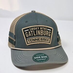 NEW Smokey Mountains Gatlinburg, TN Trucker Mesh Snapback Hat Cap Legacy Brand